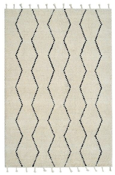 Dynamic Rugs CELESTIAL 6950-190 Ivory and Black